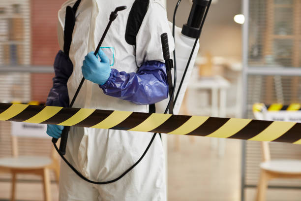 Professional Biohazard Cleanup technician working in Benedict, MD